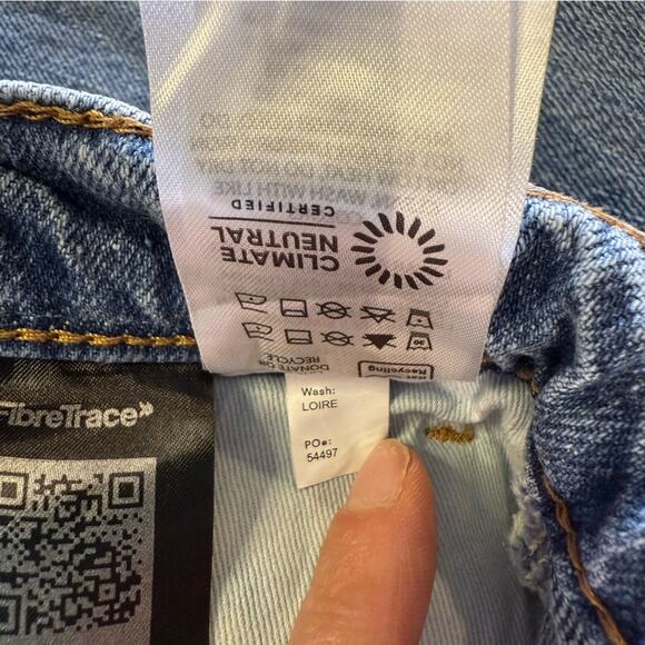 Reformation Camille Rowe Mid Rise Relaxed Straight Leg Jeans Size 28 - Picture 6 of 6